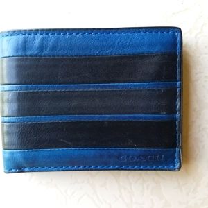 Men's  Coach bi fold wallet